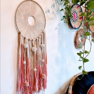 Rattan Boho Macramé Wall Decor